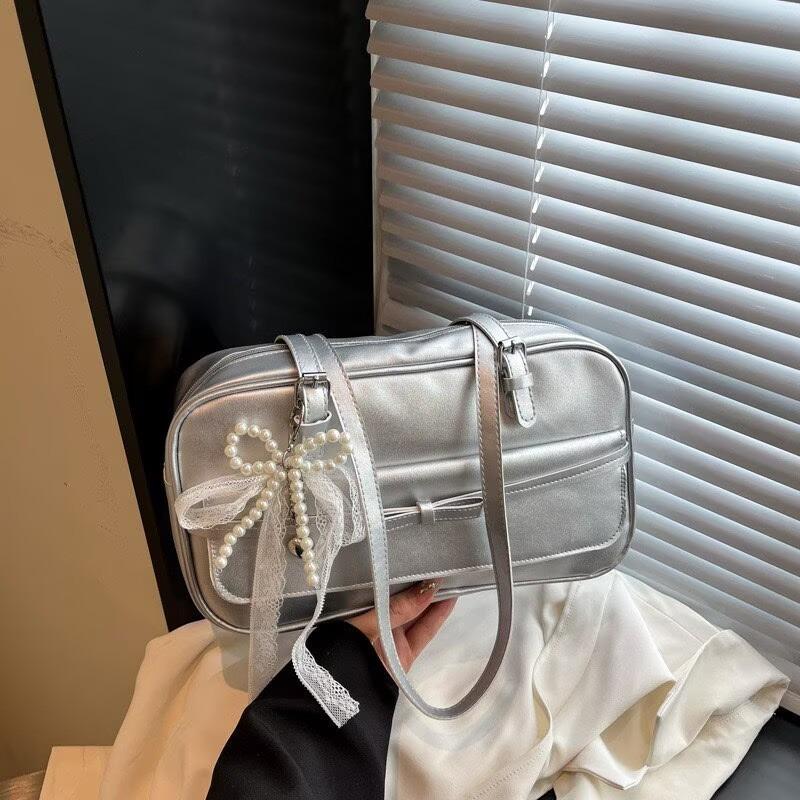 Korean Underarm Bag Spacious Boston Bag Fashion Handbag High-Quality Luxury Commute Bag For Shopping Daily Commute Workplace