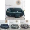 Elegante Geometrische Blumenmuster-Überwürfe für 1/2/3/4-Sitzer-Sofas Mit Knitterarmem Design