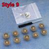 10 PEZZI Bottoni per Jeans di Ricambio 17mm Senza Cucitura Bottone in Metallo Kit di Riparazione Bottoni per Jeans Rimovibili Senza Chiodi Set Accessori da Cucito