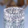 Luxury Female Crystal White Zircon Stone Water Drop Engagement Ring Vintage CopperColor Wedding Jewelry For Women