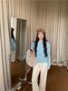 2024 Stylish Red Gold-Buckled Christmas Sweater Jacket for Women