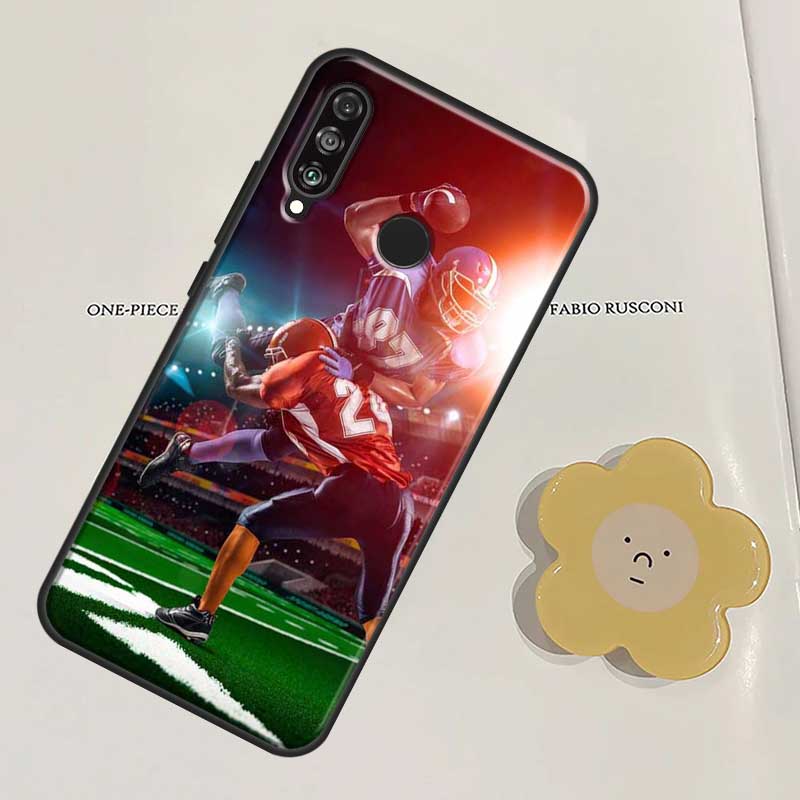 

American Football Sport For Huawei Nova Y60 Y70 Y90 Y61 Y91 3i 7i 8i 11i Nova 11 9 10 SE P20 P40 Lite P30 Pro Case Huawei P30 Lite