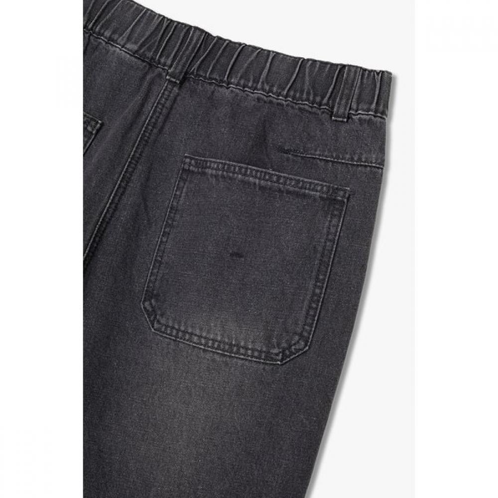 Studio Tomboy Curved Back Banding Denim Pants 9176362972a