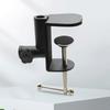 Adjustable Aluminum Alloy Desk Mount Clamp Metal Mic Clamp Holder for Microphone Scissor Arm Lamp Soft Protective Pad