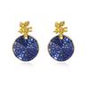 European Stylish American Metal Flower Earrings For Women Multiple Colors