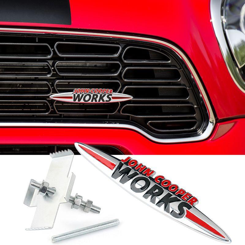 kfwhl7 Suitable for BMW Mini grille badge decoration Cooper JCW personality