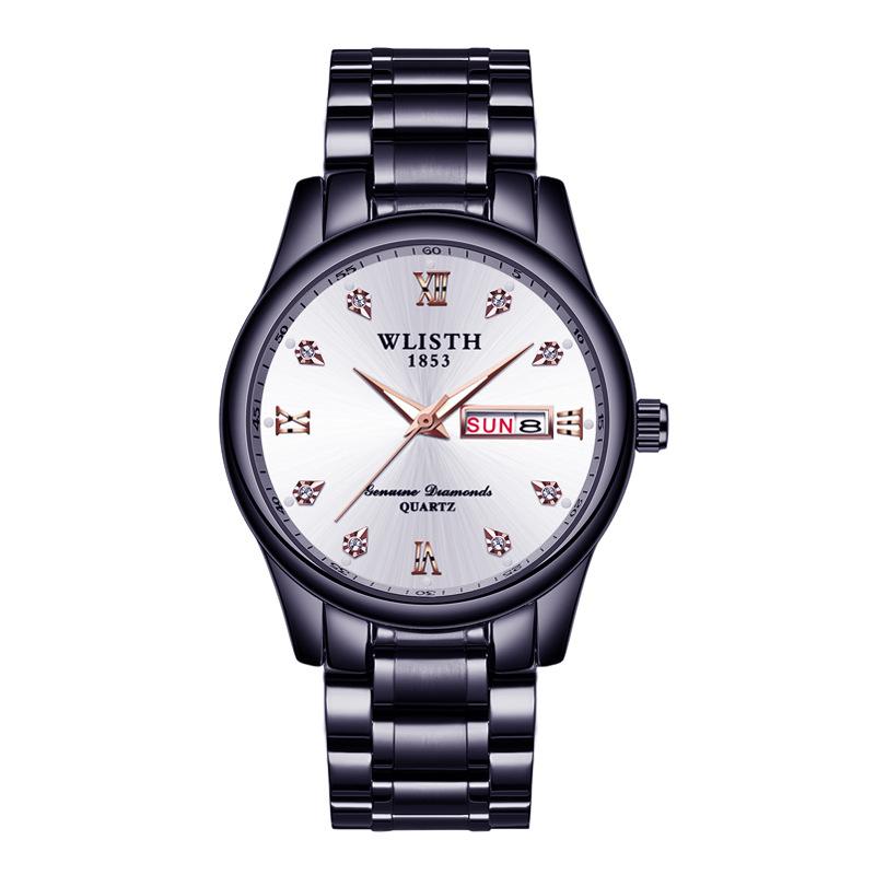 Top Brand Men's Watch Waterproof Quartz Luminous Double Calendar Fashion Business Watch