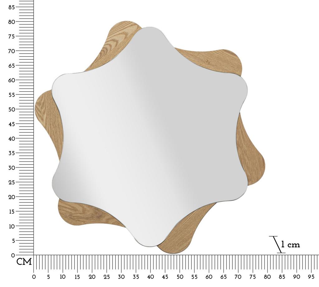 Wall Mirror Star Cm Ø 80X1