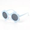 Girls Flower-Shaped Translucent Jelly Sunglasses UV Protection Kids Summer Eyewear Outdoor Party Lightweight Comfortable Toddler
