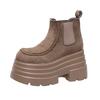 Fashion Ankle Boots for Women New Winter Autumn 10CM Motorcycle Boots Thick Heels Platform Faux Suede Sneakers Short Boots Mujer Botas
