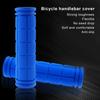 1 Pair Bike Handle Grips Wear Resistant Non-Slip Design Shock Absorption Universal Bicycle Handlebar Grips Covers Replacement Parts