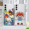 Cartoon Lustig R-Rugrats Handyhülle für Samsung Galaxy S25 S24 S23 Ultra S22 Plus S21 S23 FE Transparent Weiche Hüllen Fundas Coque