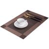 Non-Slip Table Mat Tea Coaster Bowl Pad Washable PVC Dining Table Placemats Modern Home Decoration Accessories for Anniversary