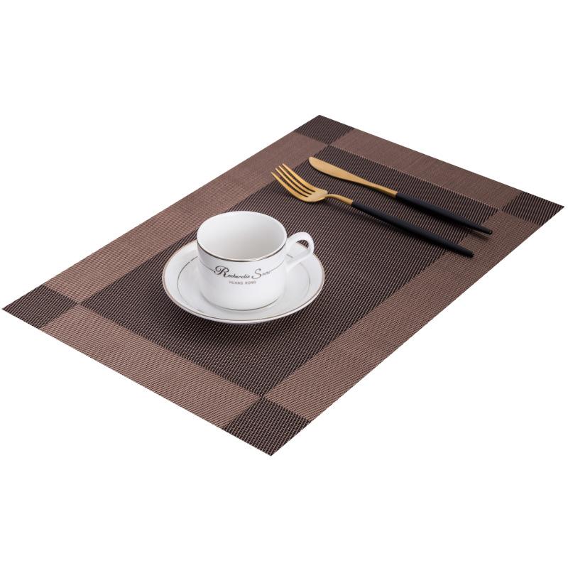 Non-Slip Table Mat Tea Coaster Bowl Pad Washable PVC Dining Table Placemats Modern Home Decoration Accessories for Anniversary