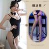New Sexy Lingerie Bunny Sexy Onesie Chest Pad Garter Belt Open Crotch Uniform Temptation Set 711