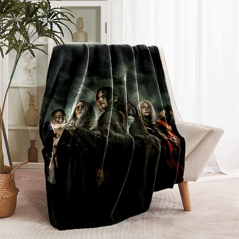 1pc Blanket The Walking Dead Daryl Dixon3 Print Design, Lightweight Blanket for Sofa, Bed- Soft &Warm, Gift for All Seasons like Christmas, Halloween