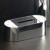 Leichte Luxus-Taschentuchbox aus geflecktem Fell, Metall, Dekoration für Hotel, Restaurant, Küche, Taschentuchbox, Dekoration, Modellraumdekoration