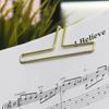 2Pcs Hollowing Out Song Book Clips Metal Pianos Stands Sturdy Page Holder  Newspapers
