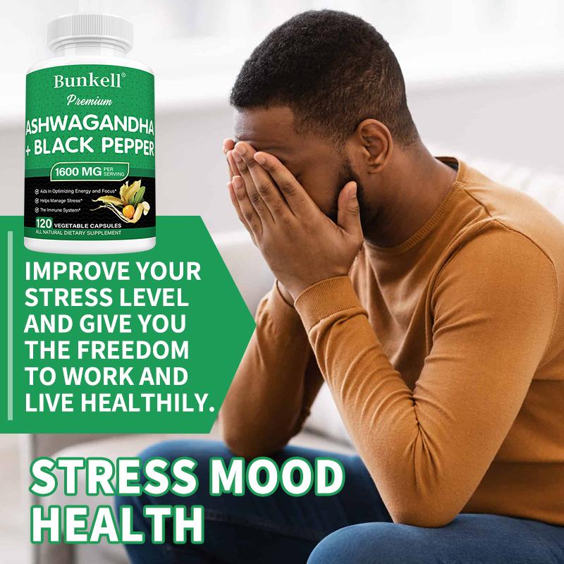 Organic Black Pepper Extract – Soothes and relieves stress 120 Capsules