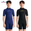 2,5mm Kinder Ganzkörper-Neoprenanzug Schnorcheln Schwimmen Surfen Warm Thermisch Tauchanzug Jungen Größe 8-16 Schwarz Marine