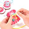 1Set Children's Fun Montessori Learn Basic Life Skills Teaching Aid Clothes Threading Button Sewing Board Game Educational Toys