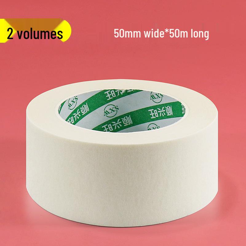 Writable Crepe Paper Tape: No-residue, Hand-tearable, Traceless Adhesive Ideal for Art Students, Spray Painting, Color Separation, and Decoration.