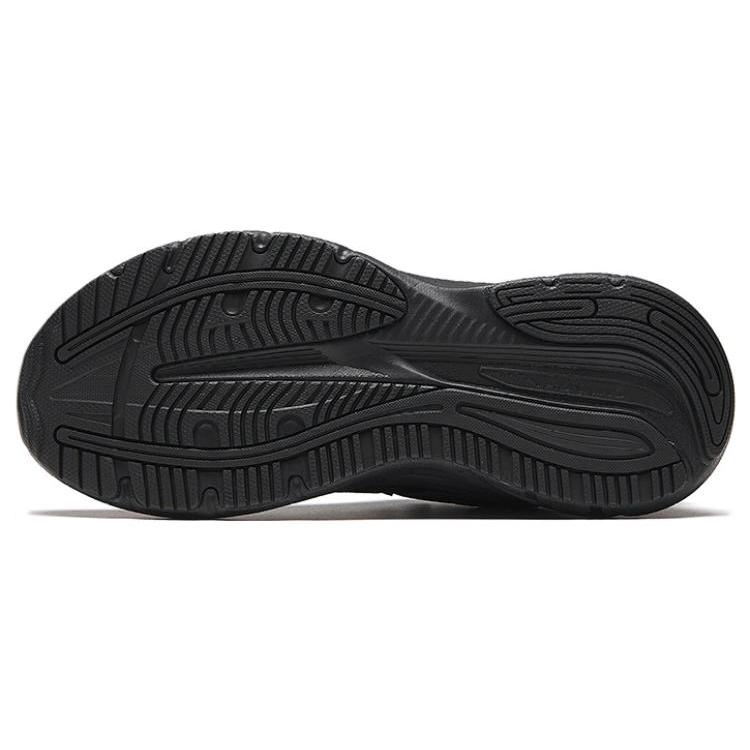 New Anta AT956 Cushioning Anti Slip And Wear Resistant Low Top Retro Running Shoes Women's Black 922345599-4
