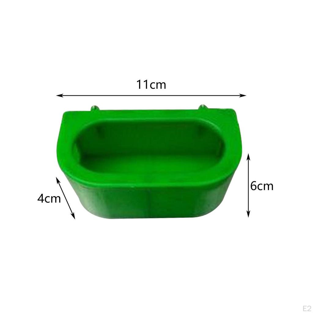 Dish Cups Parrot , for Parakeet African Greys Cockatiels Lovebird Budgie Chinchilla