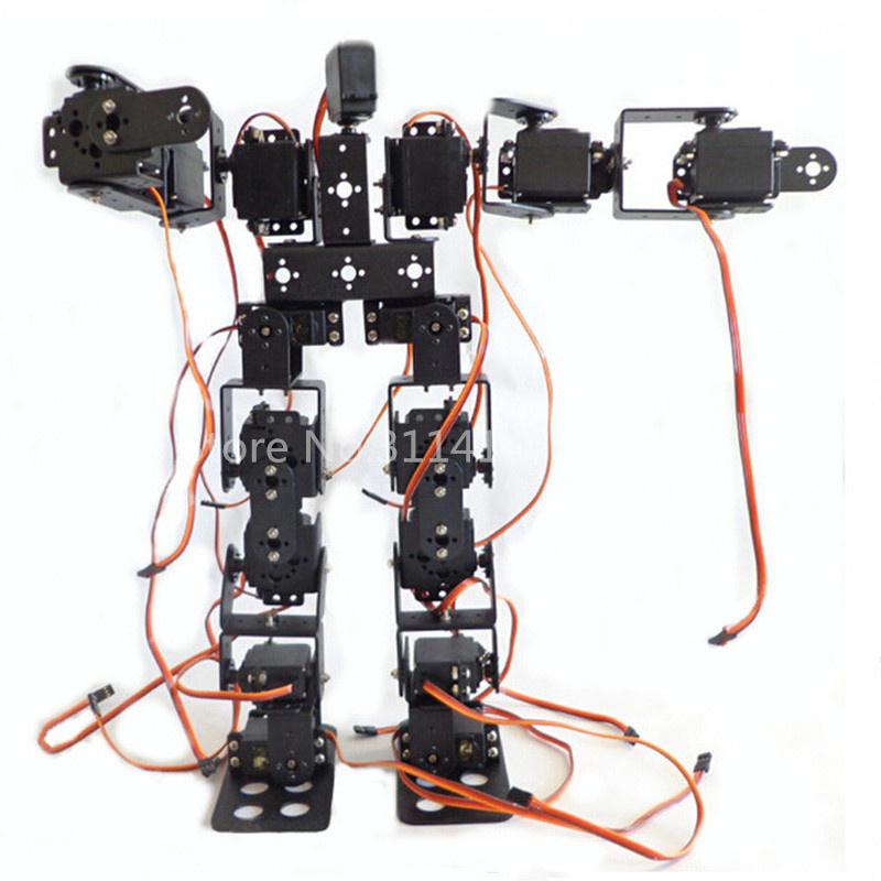 1set 17DOF Biped Robot Educational Robot Kit 17 Degrees Of Freedom Humanoid / Humanoids Walking / Feet Servo Bracket Kit