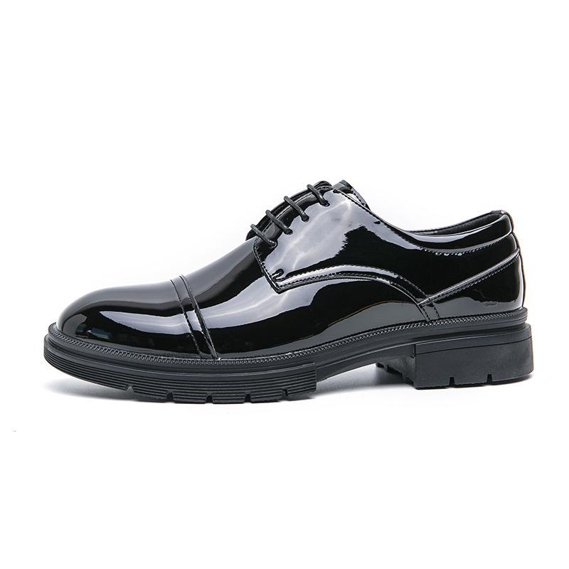 Large Size Men's Shoes Autumn Casual Leather Shoes Fashion Men's Business Shoes Trend Groom Wedding Shoes