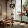 1 Piece Metal Wind Chime, Wrought Iron Hanging Ornament With Chain, Outdoor Garden Decoration, Home Decoration, Bell