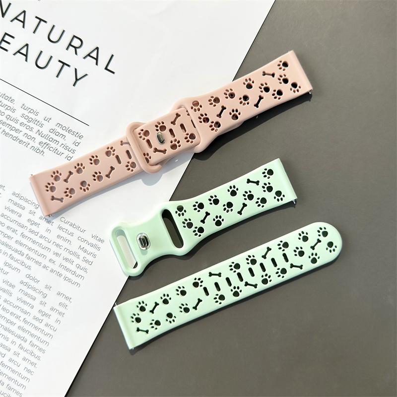 Engraved Watch Band, Soft Breathable Sport Strap 18/20/22MM Compatible with Amazfit Huawei Samsung oppo xiaomi