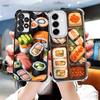 Delicious Sushi Bento Plating Phone Case For Samsung A17 A07 A37 A57 A16 A56 A15 A55 A14 A54 A13 A53 A26 A36 A25 A35 A24 A34 A23
