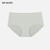mybody Women's Seamless Hot-Bonded Mid-Waist Boxer Briefs