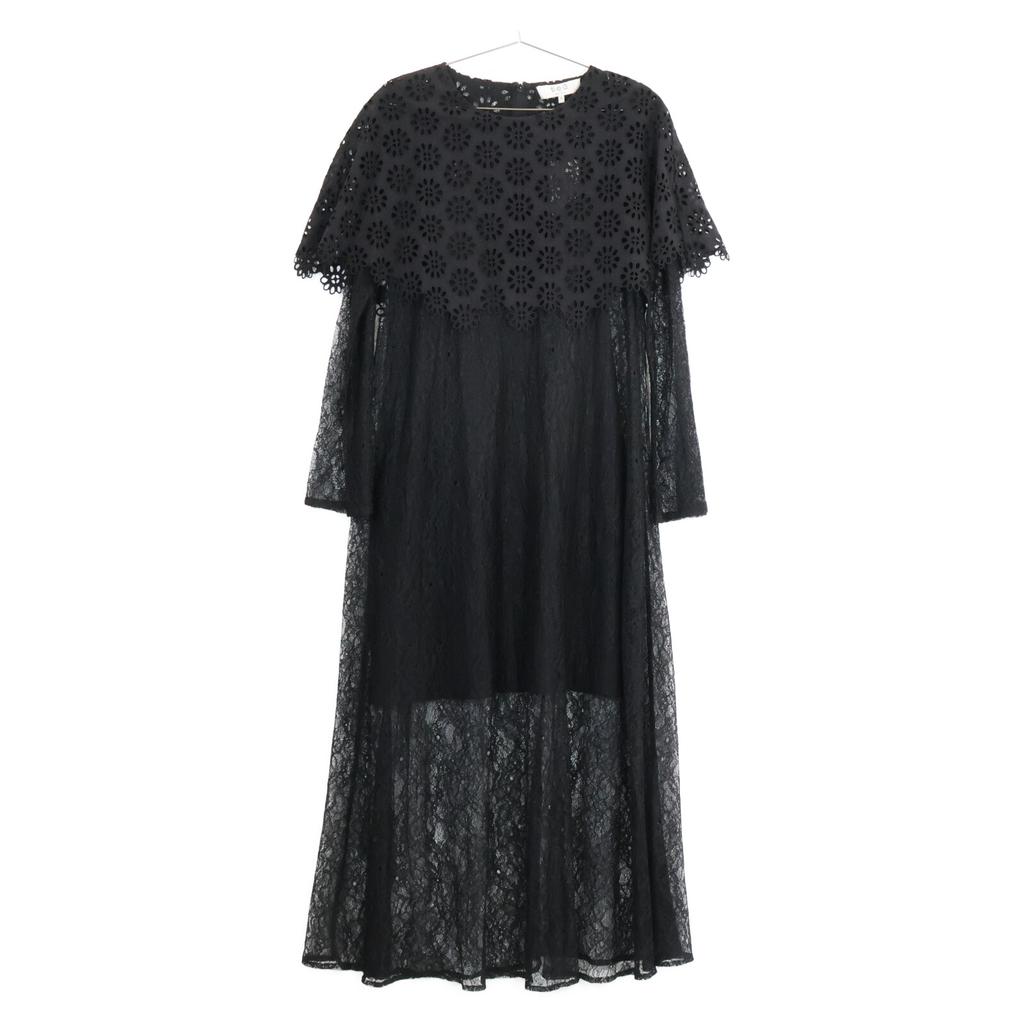 Sea New York 25 Years Black R25-127 Lace One-Piece Dress S blackUsed
