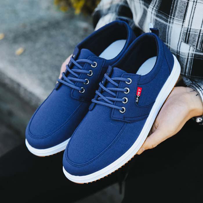 New Men's Fashion Canvas Shoes Trend Korean Casual Shoes Men's Shoes