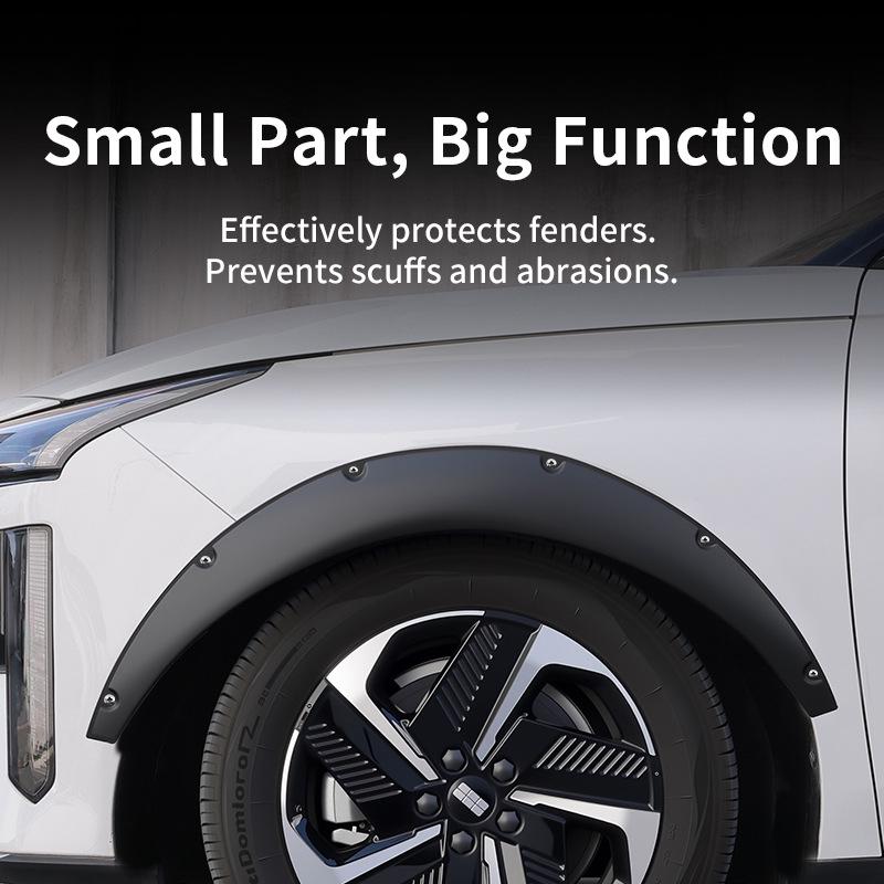 Universal Wide Body Fender Flares for Sedans, SUVs & Off-Road Vehicles - Decorative Mudguards