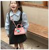 Girls' Mini Crossbody Tote Bag - Solid Color Handbag & Coin Purse for Outings