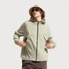 Li-Ning Serie Outdoor Urbana Color Sólido Cremallera con Capucha Holgada Protección UV Transpirable Protección Solar Chaqueta Chaquetas para Hombre Lima AFDV461-5