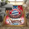 Bayern Munich Soccer Poster Carpet Design for Kitchen Living Rooms Dormitory Dining Room Anti-slip Rug Office home decor Gift for Festivals