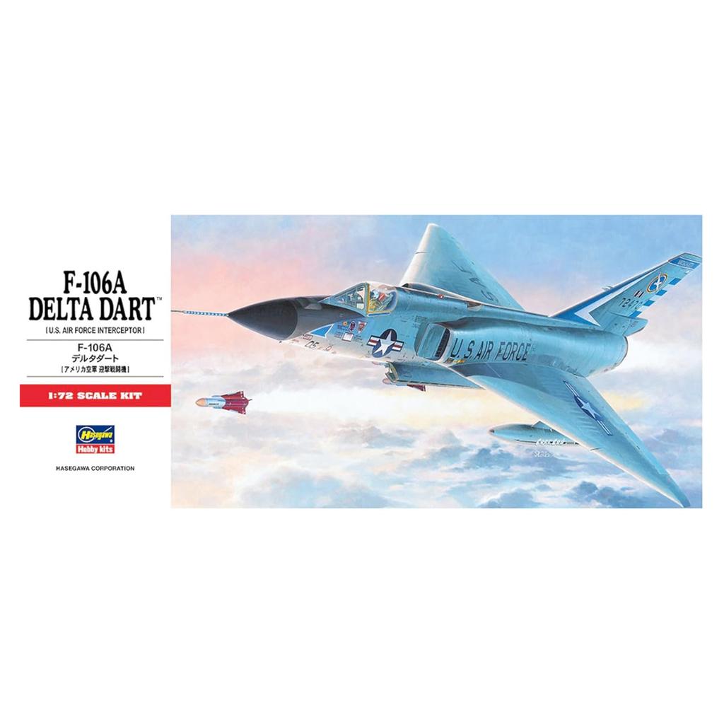 Hasegawa US Air Force Delta Dart Plastic Model Kit C11 1/72 F-106A