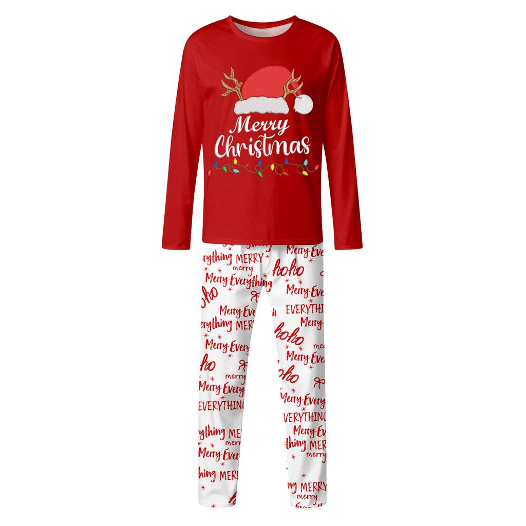 Family Matching Sets Pajamas, Loungewear Outfits,Family Matching Long Sleeve Tops+Pants Set