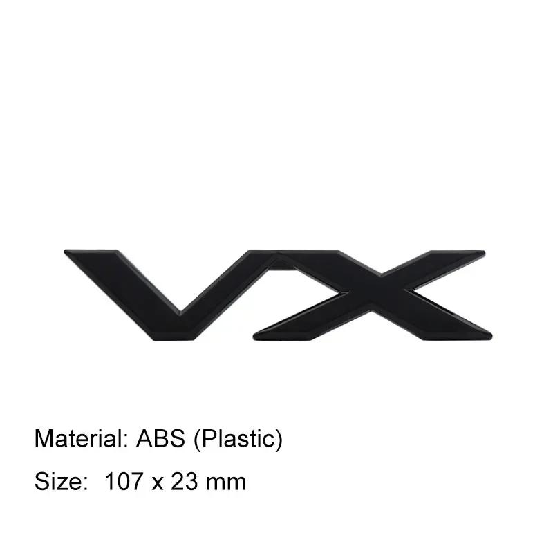 

For Japan Japanese SUV Off Road car Engine Hood Fender trunk Tail Rear Decal Emblem 3D Premium VX V X Badge Sticker