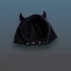 Breathable Head Cover with Button for Outdoor Sports Adjustable Hat with Horn Moisture Wicking Hat for Outdoor Activity