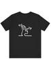 Creative Minimalist Pattern Print Mens Crew Neck Short Sleeve T Shirt Casual Summer T Shirt for Daily Wear and Vacation Resorts