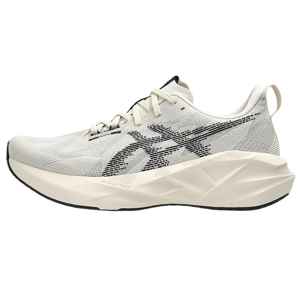 Asics Novablast 5 Fashionable Minimalist Shock Absorbing Low Top Running Shoes Men Sneakers Beige Black 1011B974-250