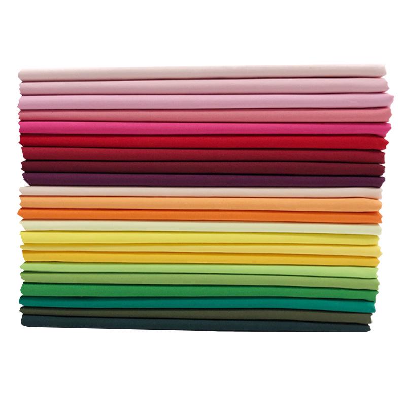 Einfarbiges Poplin-Stoff aus reiner Baumwolle für Puppenkleidung, Hemden, Kleider, Hanfu und Patchwork.