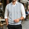 Men's Casual Wool- V-Neck Knit Sweater Vest for Commute