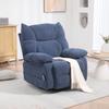 Massage Chair with Heat & Reclining Function, Swivel, up to 150 kg, Metal Frame, 98x90x98cm, Blue