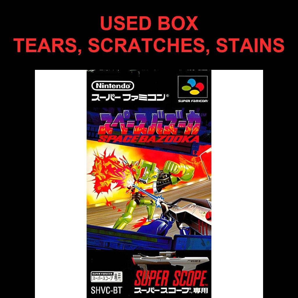 Used Battle Clash (Space Bazooka) SFC SNES Super Famicom SHVC-BT Tested Working Nintendo Shooter NTSC-J Super Nintendo Cartridge